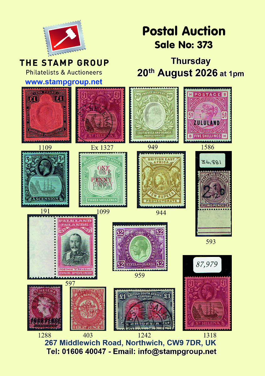 Postal Auction August 2026