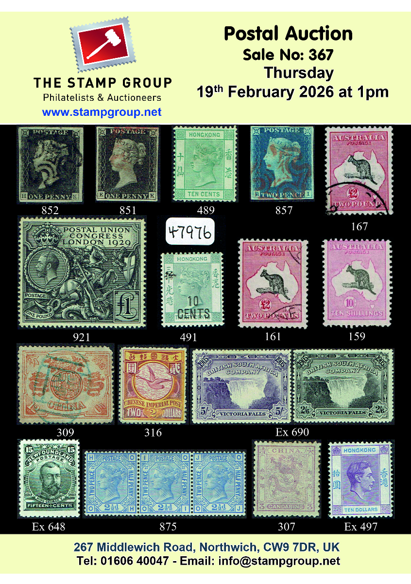 Postal Auction February 2026